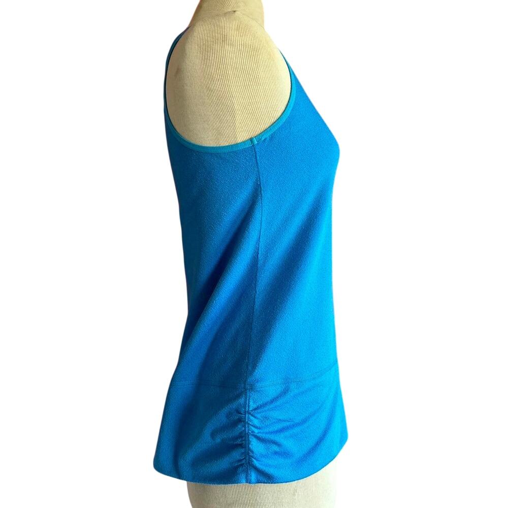 Womens Top Size Large Blue Tank Summer Everyday Casual Packable Travel Costco - Picture 3 of 7